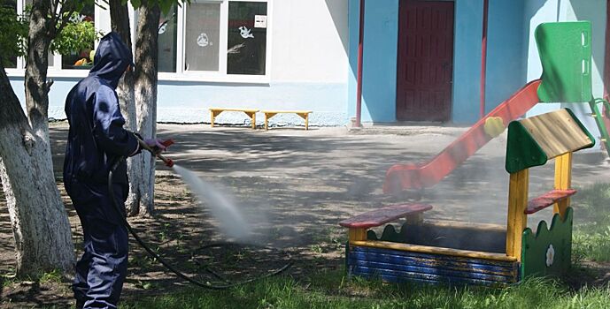 За неделю на Дону продезинфицировали 28,4 тыс. общественных пространств
