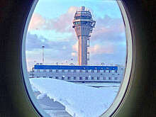 Около 40 рейсов задержано в аэропорту Санкт-Петербурга из-за снегопада