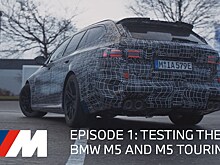 BMW показала M5 нового поколения в движении