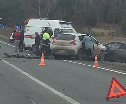 На Арзамасской трассе образовалась 5-километровая пробка из-за массового ДТП