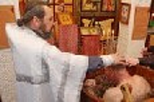 В православном храме ИК-33 УФСИН России   по Республике Хакасия проведен обряд крещения осужденных