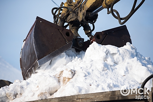 Омичи могут проследить за уборкой снега онлайн
