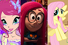 7 мультгероев с розовыми волосами