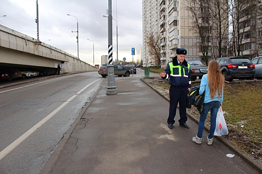 Столичная ГИБДД призывает водителей и пешеходов к осторожности во время сильного ветра