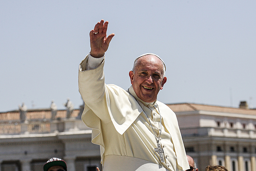 Папы Римский Франциск в 2015 году