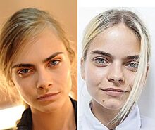 Русский двойник Кары Делевинь и другие модели, у которых есть звездные «близнецы»