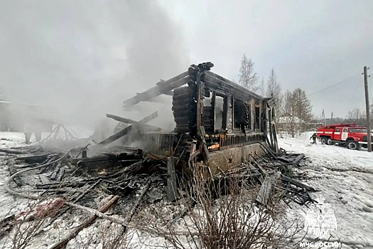 Три человека погибли при пожаре в Тверской области