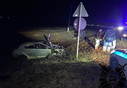 На Кубани 17-летний молодой человек погиб в аварии