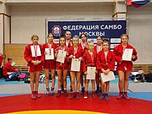 Самбистки из Курьянова завоевали серебро на Кубке Москвы