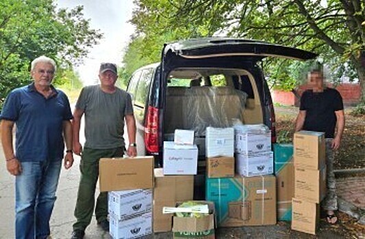 Калужская область помогла медикам войсковой части в подшефном Первомайске