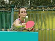 Урок по настольному теннису провели дистанционно в филиале «Наш Арбат»
