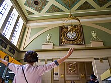 На Киевском вокзале показали спектакль в стиле sound-travel