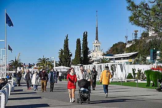 Курорты Кубани с начала года посетило рекордное количество туристов