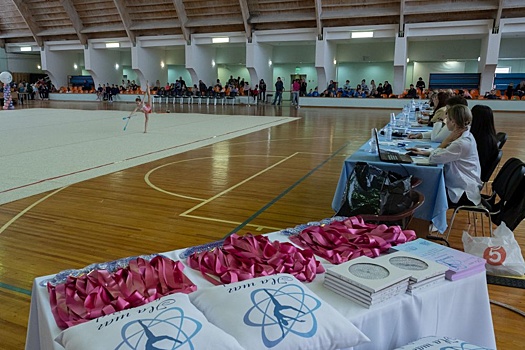 Более 100 спортсменок приняли участие в турнире по художественной гимнастике в Удомле
