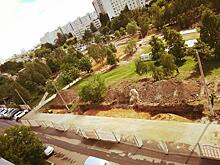 Префект СВАО осмотрел ход строительства Парка Света и внес свои корректировки