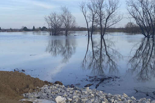 Уровень воды в реке Ишим у села Викулова поднялся на 84 см