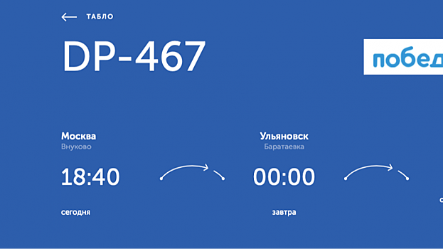 Вечерний рейс «Победы» до Саратова улетел в Ульяновск, а потом - в Самару