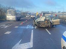 В ДТП на М-4 &laquo;Дон&raquo; погиб пассажир иномарки, еще один человек госпитализирован с травмами