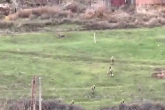 Появилось видео уничтожения пехоты ВСУ в Северске из засады