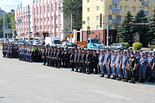 В Брянске прошел открытый инструктаж заступающих на службу нарядов полиции