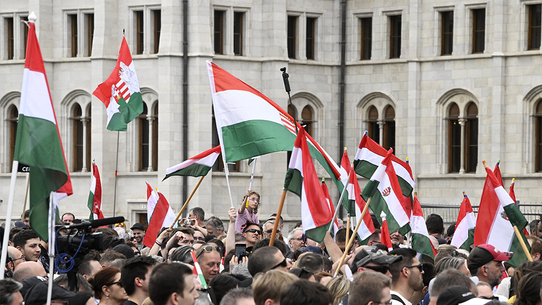 Политолог заявил о причастности миллиардера Сороса к протестам в Венгрии