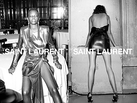 «Свободу соскам», или очередная рекламная кампания для смелых от Saint Laurent
