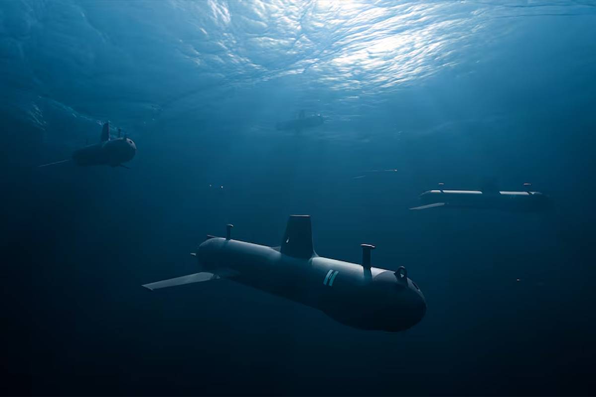 Германская компания представила сеть из роя подводных дронов