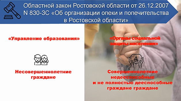 В Ростове предлагают платить деньги за опеку недееспособных совершеннолетних граждан