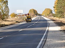 В Касимовском районе отремонтировали 20 километров дорожного полотна
