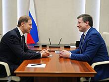 Глеб Никитин встретился с первым вице-премьером правительства Денисом Мантуровым
