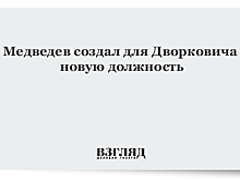 Медведев создал для Дворковича новую должность