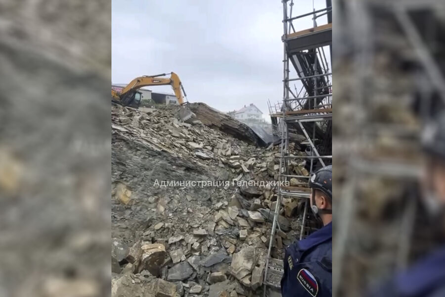После обвала грунта в Геленджике возбуждено уголовное дело