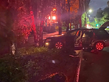 Нетрезвый сокольчанин на угнанном автомобиле врезался в фонарный столб в Вологде