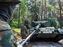 Российские военные уничтожили немецкий танк Leopard