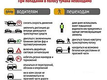 Водителей Оренбуржья призвали быть внимательными за рулем из-за тумана