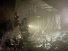 Пожар произошел на цокольном этаже торгового центра в Пятигорске