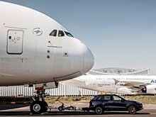 Эксперимент с Airbus A380 и Porsche Cayenne вошел в Книгу рекордов Гиннесса