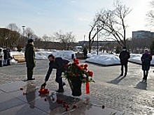 В Зеленограде накануне Дня защитника Отечества состоялось возложение цветов