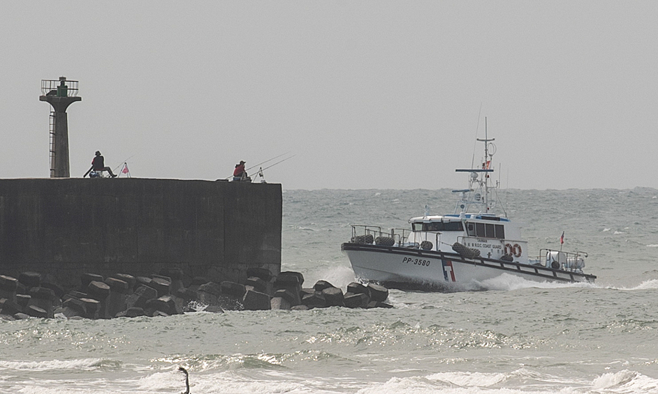 Патруль тайваньской береговой охраны в прибрежной зоне