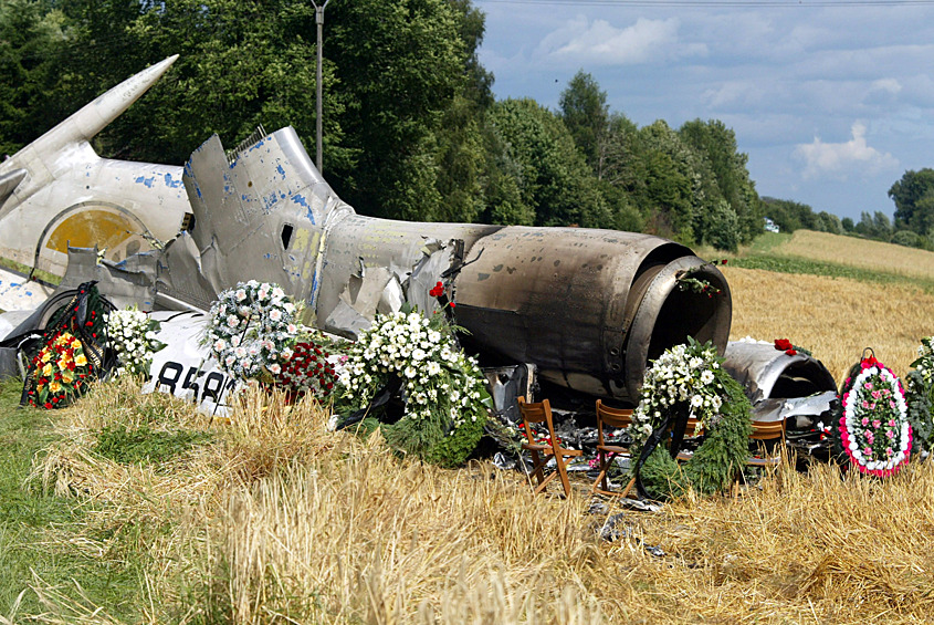 Взрывы самолётов Ту-154 и Ту-134 в Тульской и Ростовской областяx 24 августа 2004