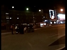 «Яндекс.Такси» и полицейская машина не поделили дорогу на Ватунина