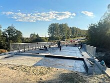 В Городищенском районе продолжается реконструкция моста