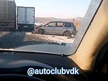 Образовалась пробка. В Приморье произошло серьезное ДТП