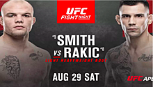Взвешивание UFC Fight Night 176: Ракич оказался тяжелее Смита